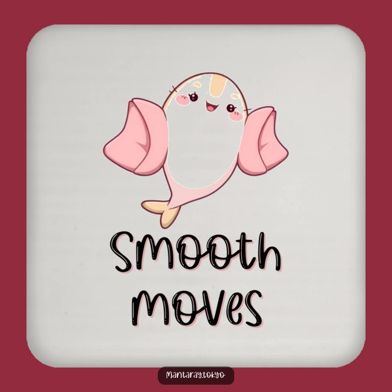 Funny Kawaii Manta Ray Kimono Flip Coaster - Protect Furniture with Humor