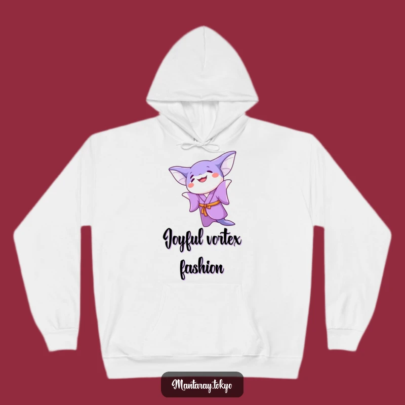 Cozy Funny Manta Ray Twirling Hoodie: Warmth & Whimsy Gift